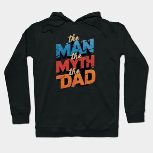 Fathers Day Worlds Best Dad Father Birthday Gift For Daddy New Dad To Be Funny Present Myth Legend Humour Graphic Hoodie